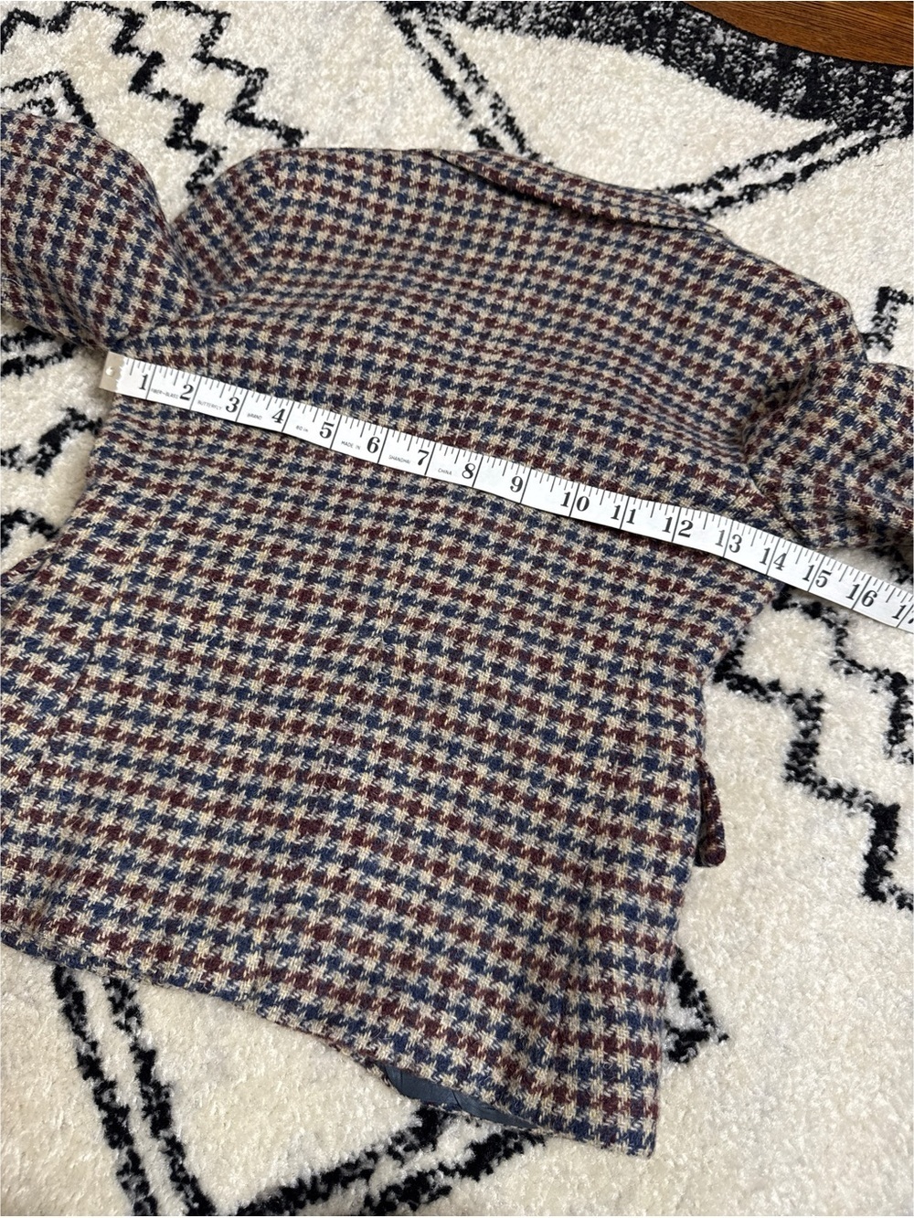 Vintage Yves Saint Laurent YSL Houndstooth Boys Blazer Size 6 - Picture 4 of 7